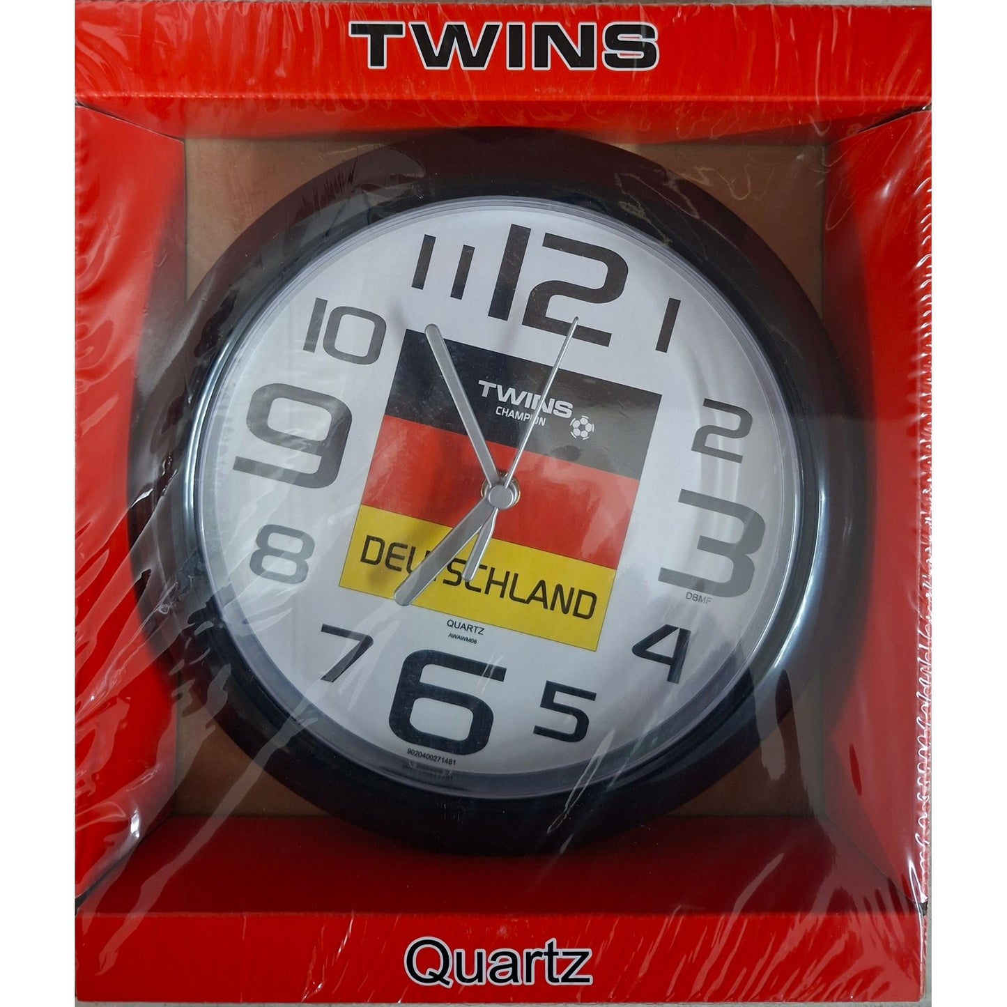 Wall Clock Germany Flag