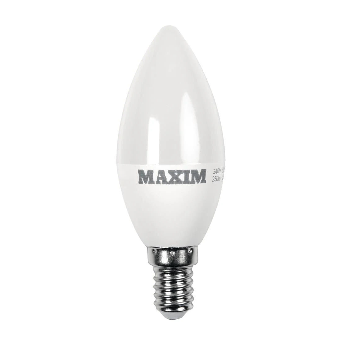 Maxim 5W E14 Candle Pearl LED Bulb Warm White 40W Equivalent Energy Saving