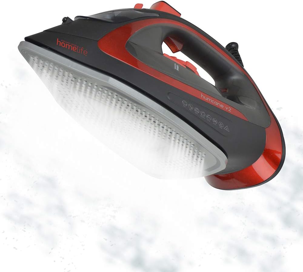 HomeLife 3200w Hurricane v2 Steam Iron with Ceramic Soleplate