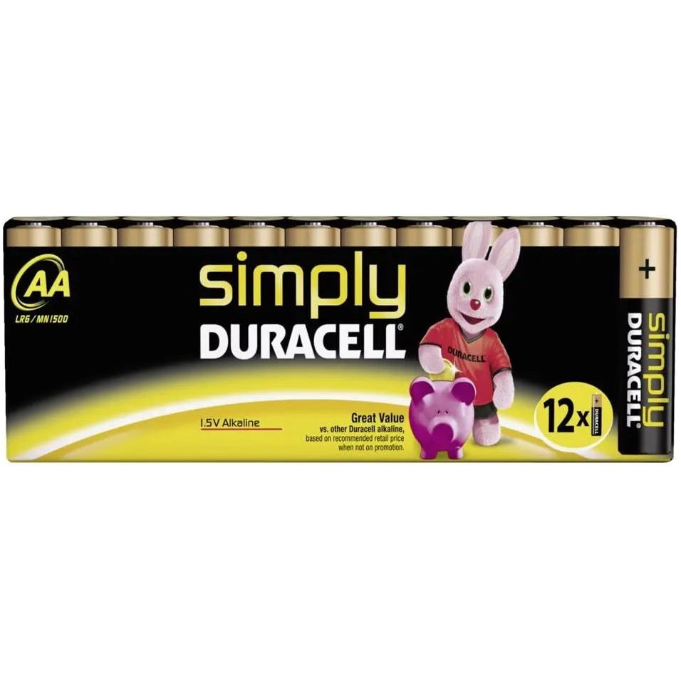 AA Duracell Plus 4 pk - Box of 20