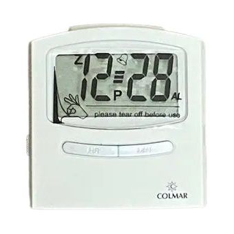 White Digital Alarm Clock