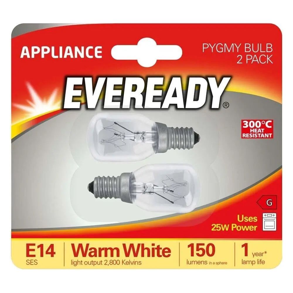 Eveready Pygmy Bulb 2 Pack E14 SES Warm White 150 Lumens - Box of 10