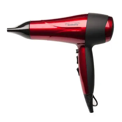 ''Ultra Pro'' 2200w Hair Dryer with Diffuser - Hot Red
