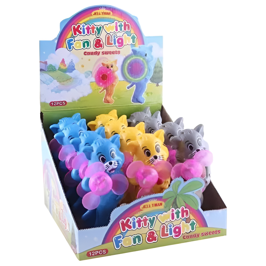 Kitty With Fan & Light Toys Candy