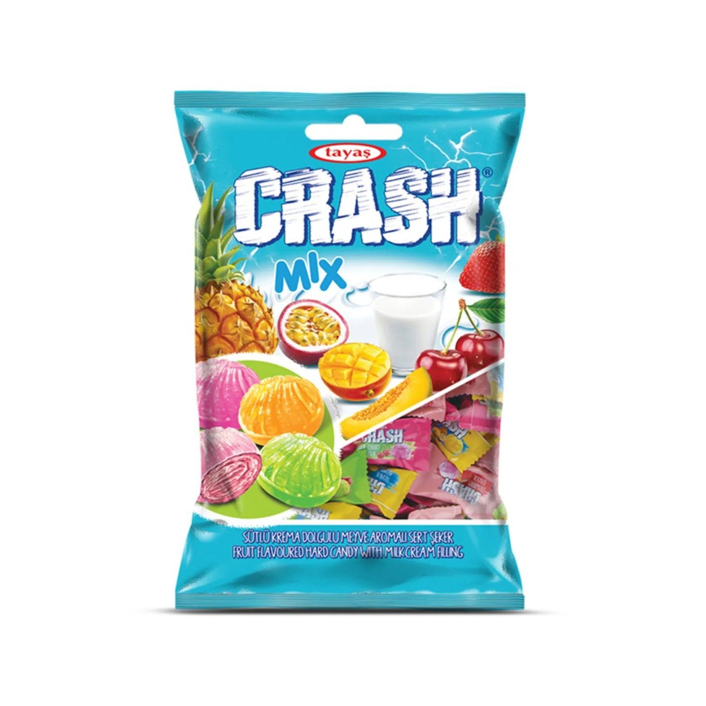 Tayas Crash Mix Sweets 90g - Box of 24