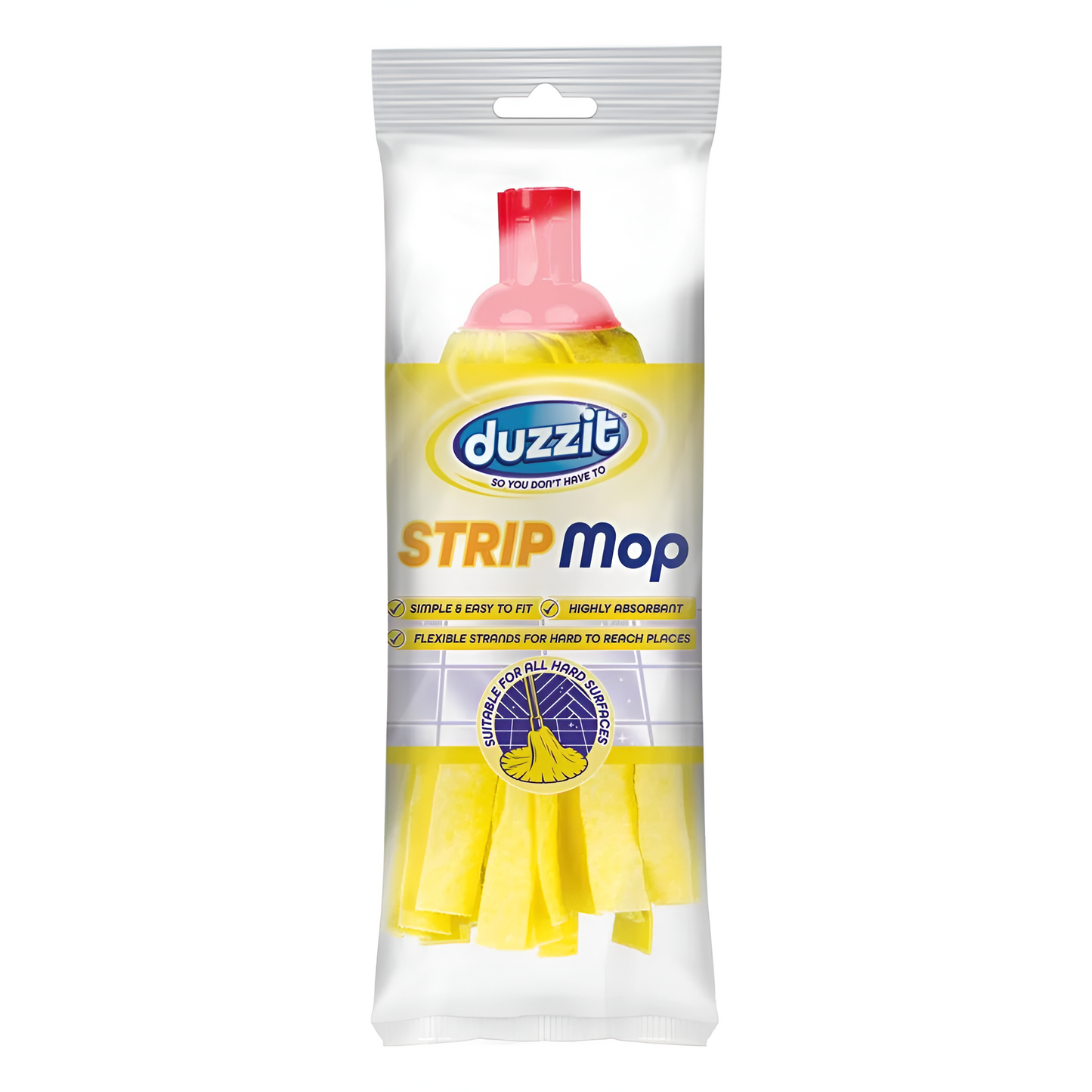Duzzit Strip Mop Head 1Pk