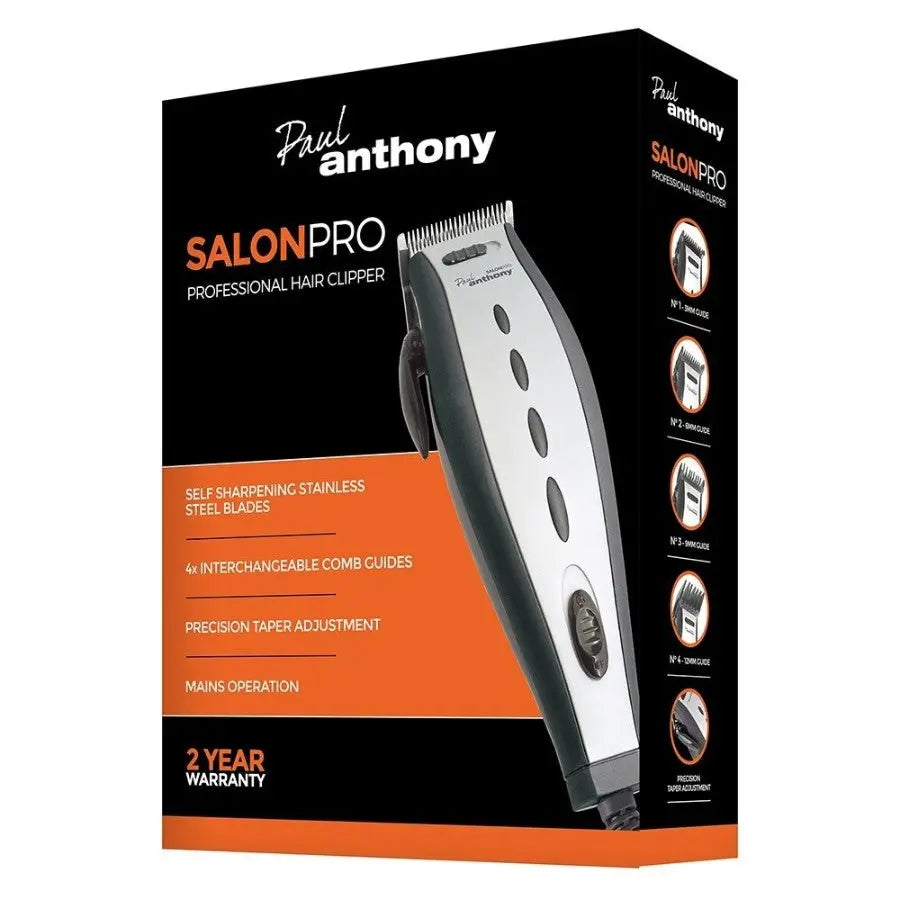 Salon Pro Hair Clipper 1.7m corded - Paul Anthony