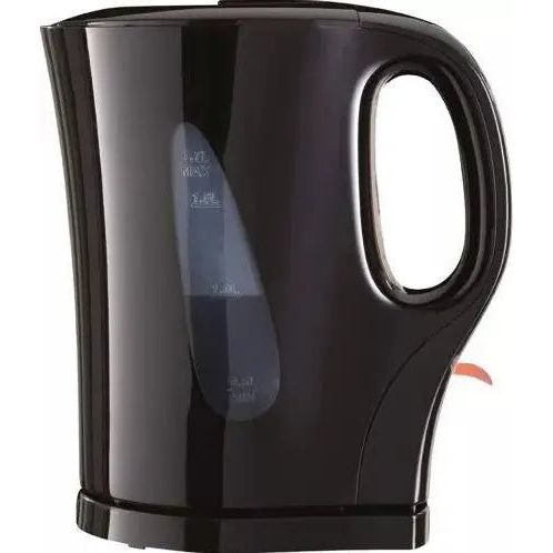 Black Plastic Kettle 1.7L