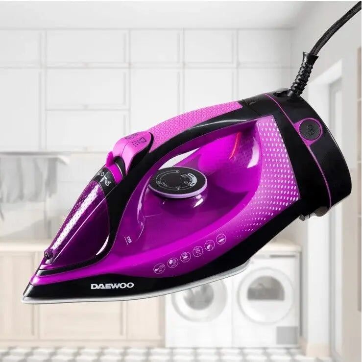 Daewoo 2200W Free Glide Steam Iron (3yr Warranty)