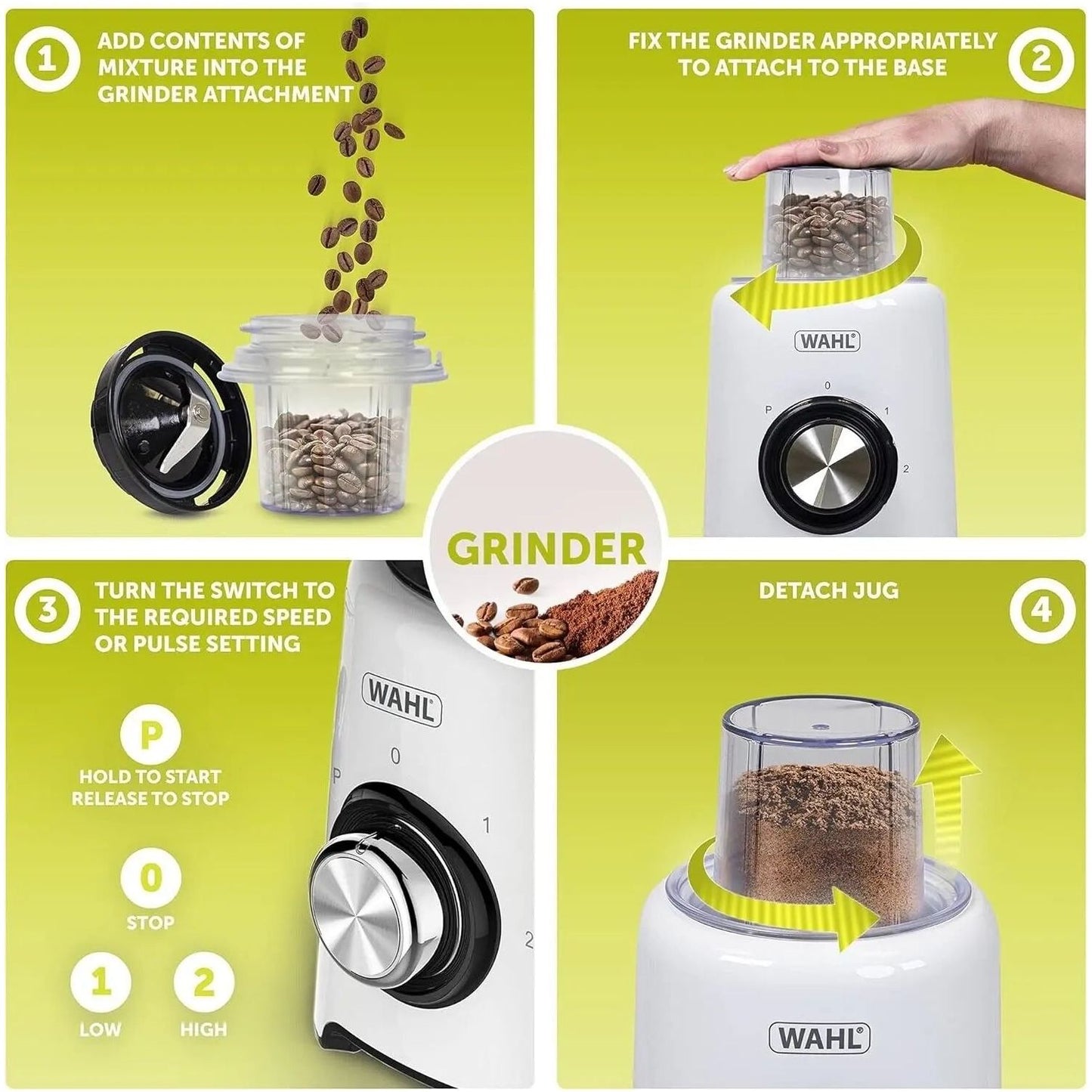 Table Blender and Grinder 1.5L - Wahl