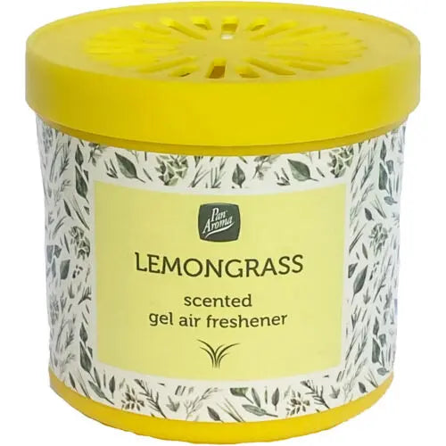 Lemongrass Solid Gel Air Freshener 190g Pan Aroma - Box of 12