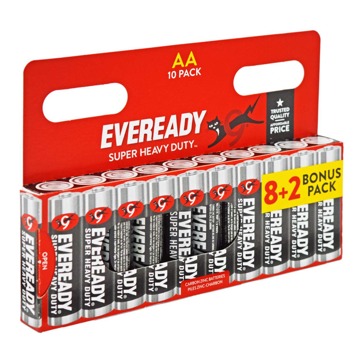 Eveready Super Heavy Duty AA 10 Pack x 20
