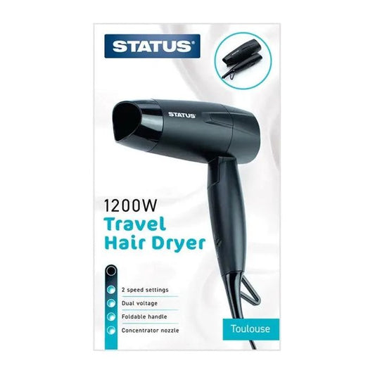 Travel Hair dryer 1200W Status TOULOUSE