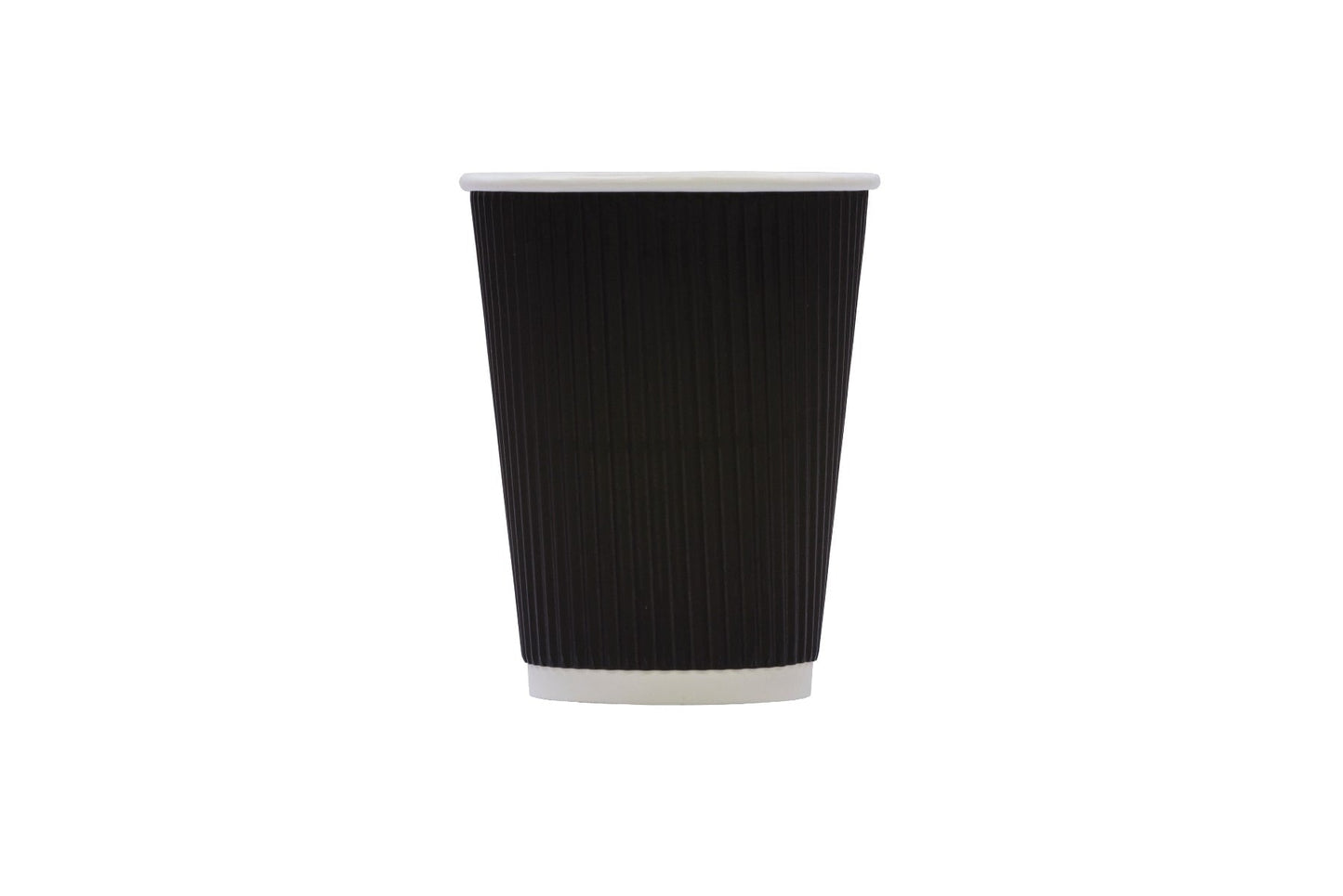 20 x 25 12oz Black Ripple Cups