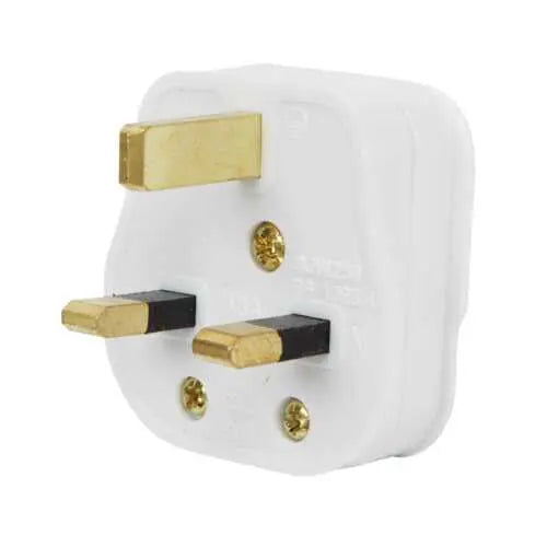 13 Amp White Fused Plug Daewoo - Box of 16