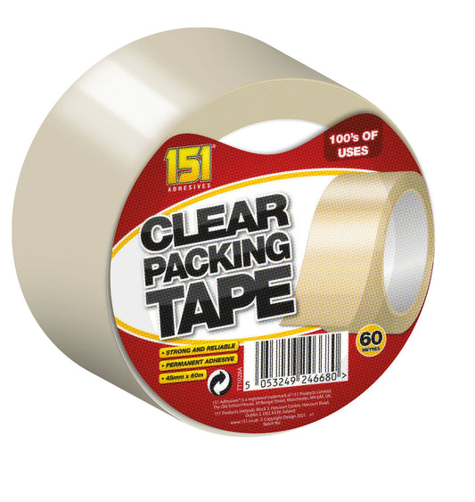 Clear Packing Tape (60m x 48mm)