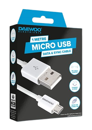 1 Metre USB-A To Micro USB Cable 1A