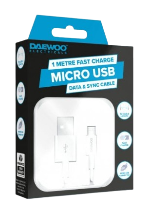 1 Meter Fast Charge Micro USB Data And Sync Cable