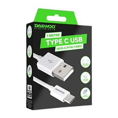 1 Metre USB-A to Type C Cable