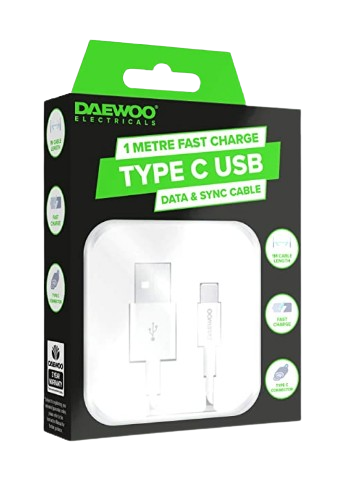 1 Metre USB-A to USB-C Fast Charge Cable
