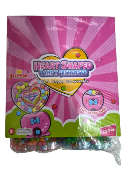 Jellyman Heart Shaped Candy Dispenser With Light 12's