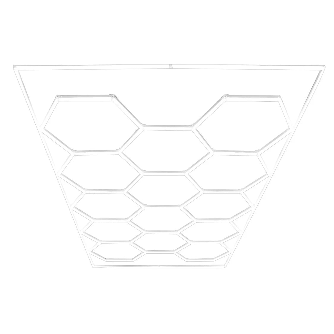 Hexagon LED Garage/Gym Lights 672W 2435mm x 4845mm 6000K