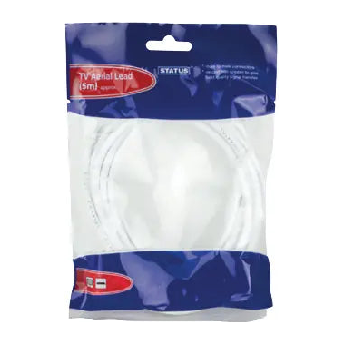 2 Metre Aerial Coaxial Lead - Status Pack of 6
