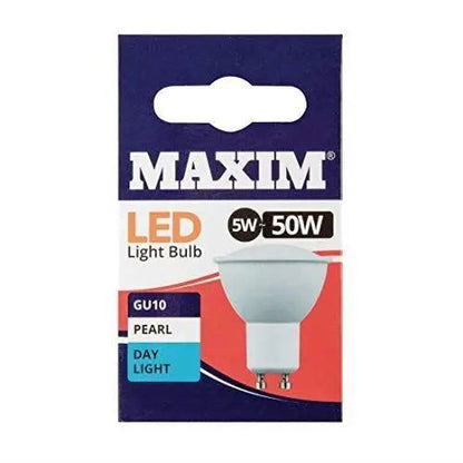 GU10 Day Light 50w (5w) Pearl LED Bulb