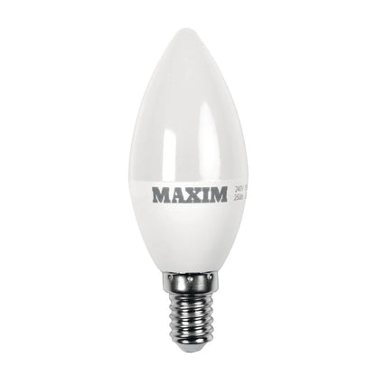 Maxim 5W E14 Candle Pearl LED Bulb Warm White 40W Equivalent Energy Saving