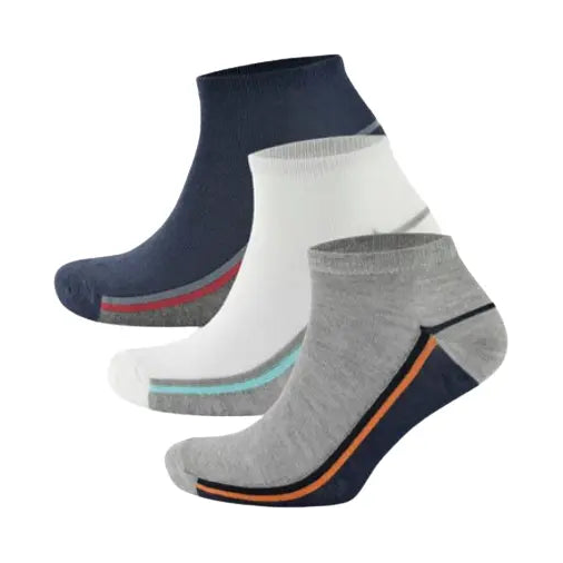 3 Pack Men's Trainer Socks - Pack of 12