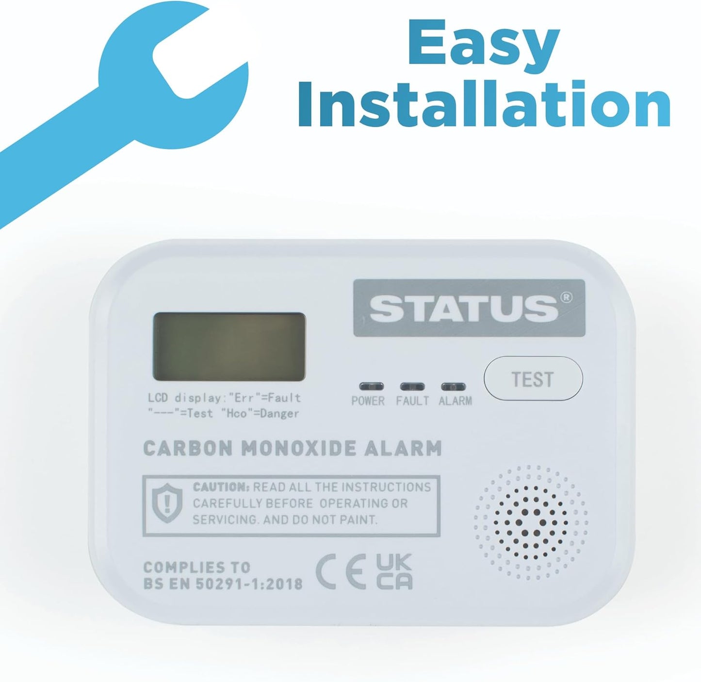 Status Carbon Monoxide Alarm - Box of 3