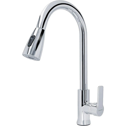 Elmandatorio Brass Kitchen Faucet Pull Spray Easy Fit