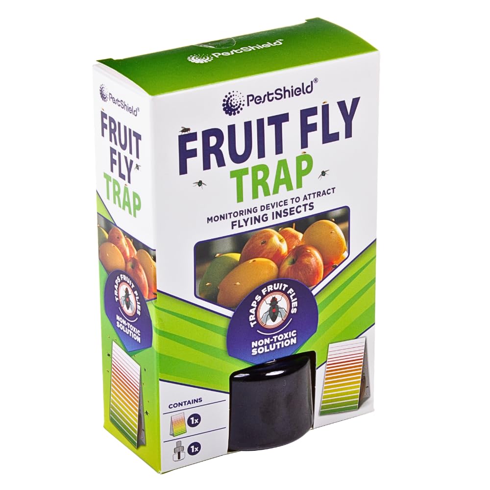 Pestshield Fruit Fly Trap Monitoring Device 40ml x 12