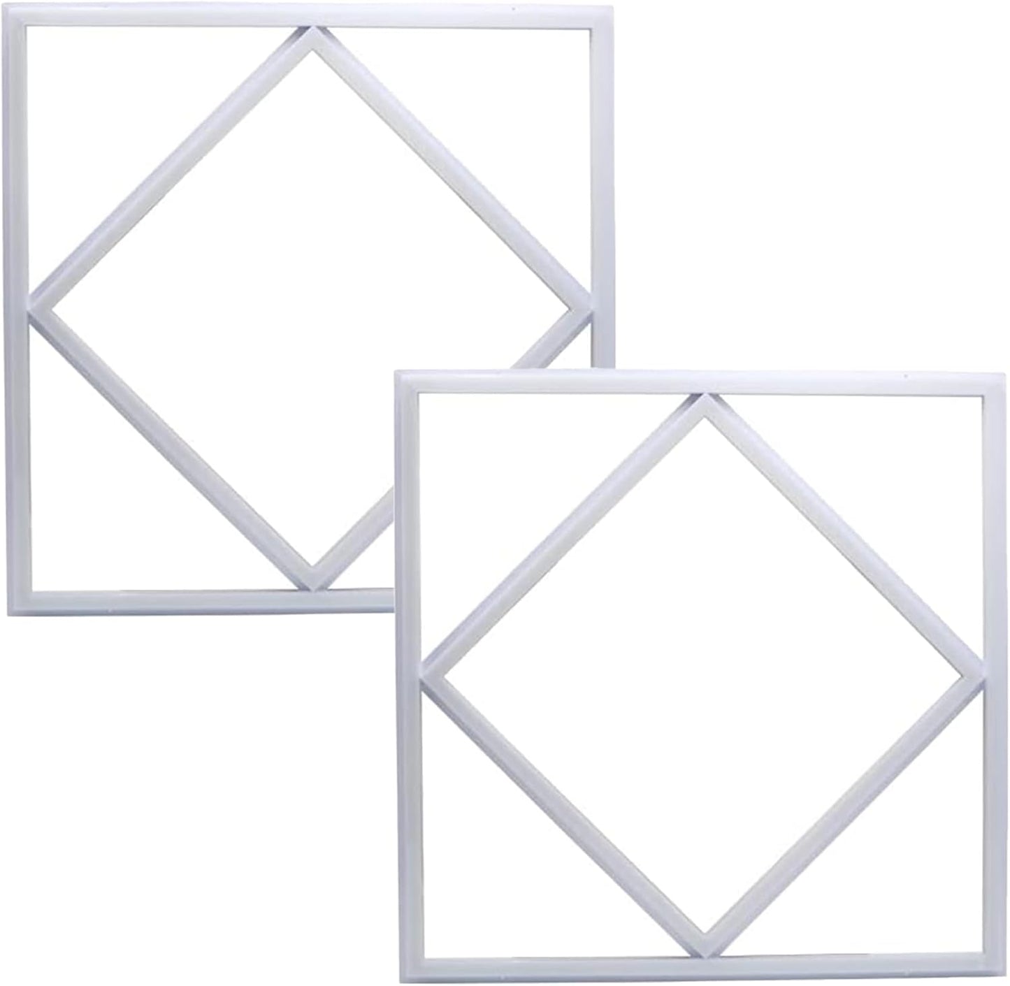 72W LED Frame Diamond Panel Light 6500K 2 pack.