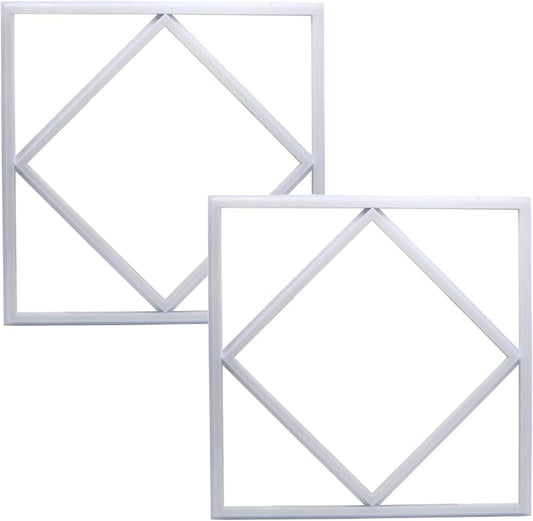 72W LED Frame Diamond Panel Light 6500K 2 pack.