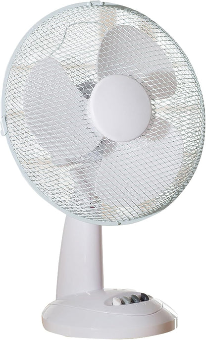 Daewoo 12" Desk Fan White