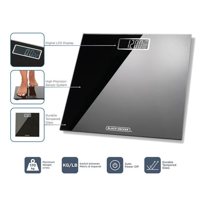 White Digital Bathroom Scale