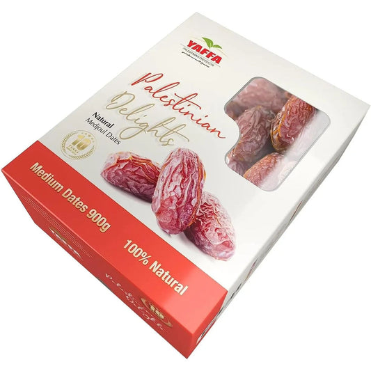 Palestinian Delights Medjoul Medium - 900g - Yaffa Box of 8