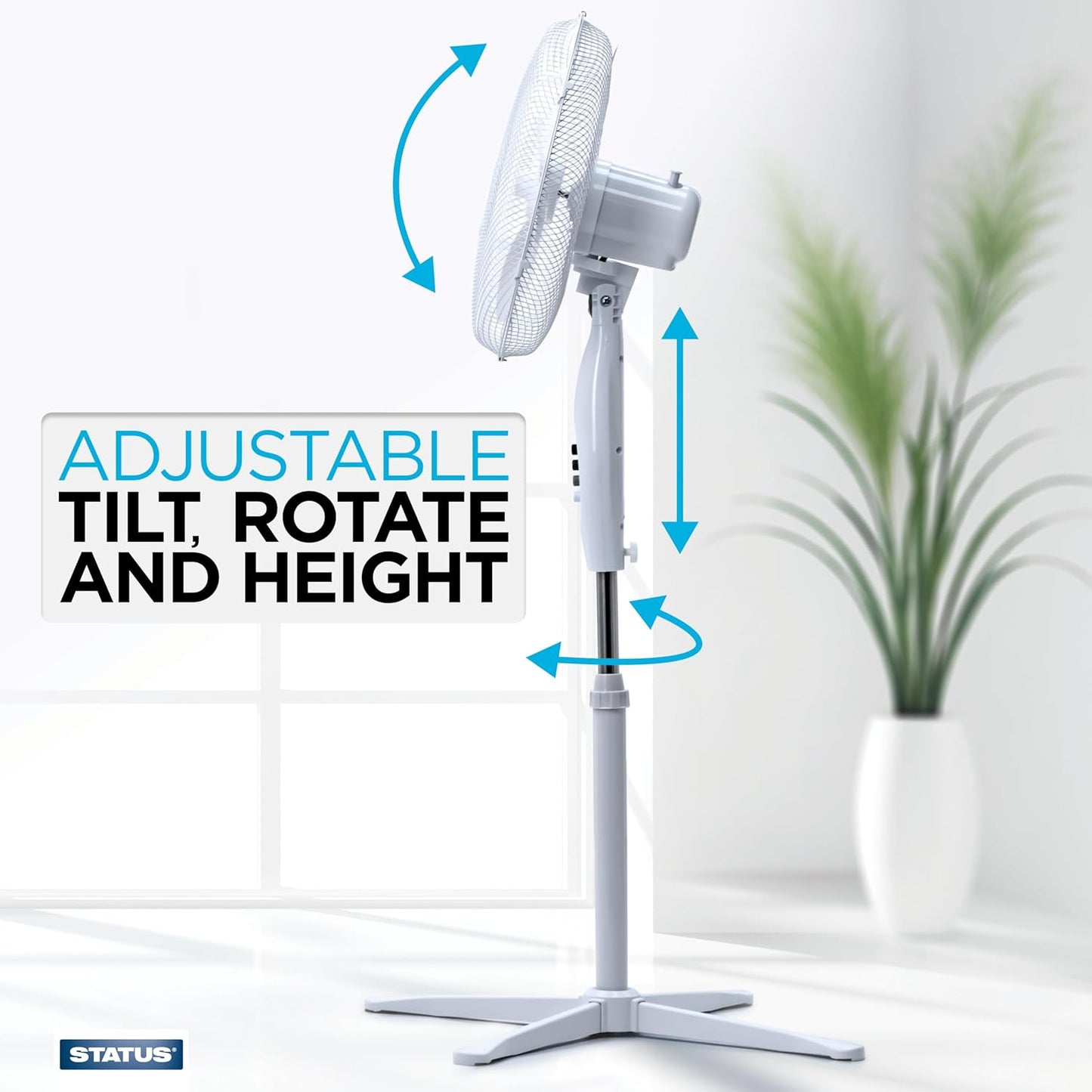 Status 16 inch Stand Fan Oscillating