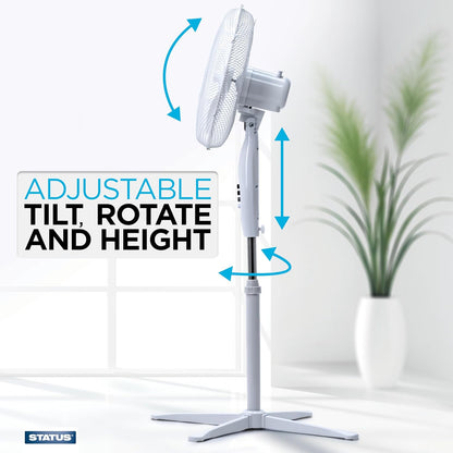 Status 16 inch Stand Fan Oscillating