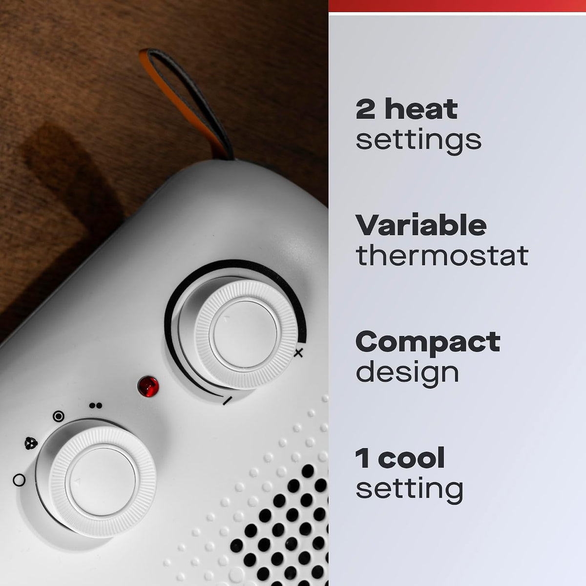 Daewoo Portable Fan Heater 2000W