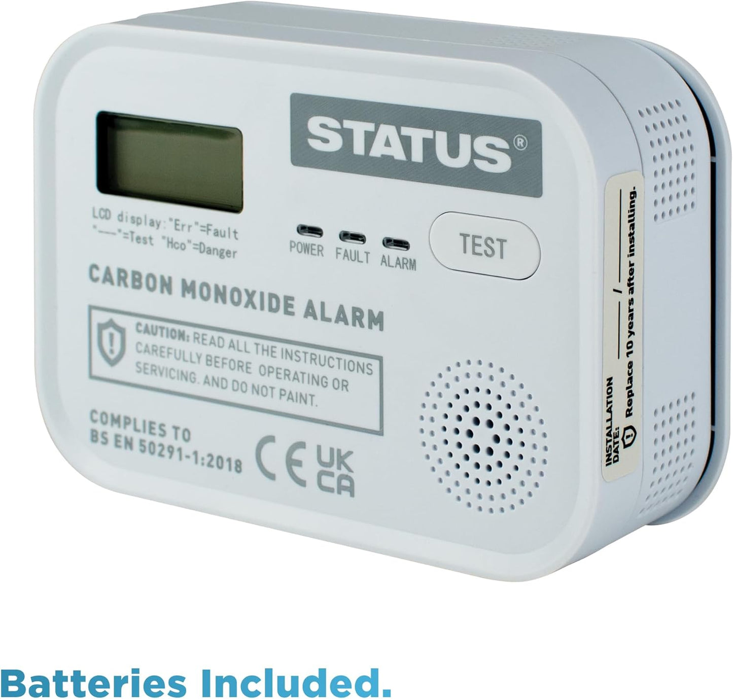 Status Carbon Monoxide Alarm - Box of 3