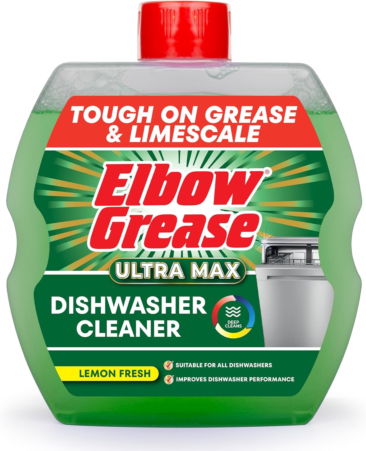 Elbow Grease Ultra Max Dishwasher Cleaner 250ml x 6