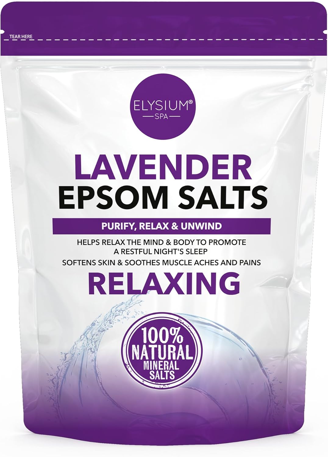 Elysium Spa Lavender Epsom Salts 450g x 12