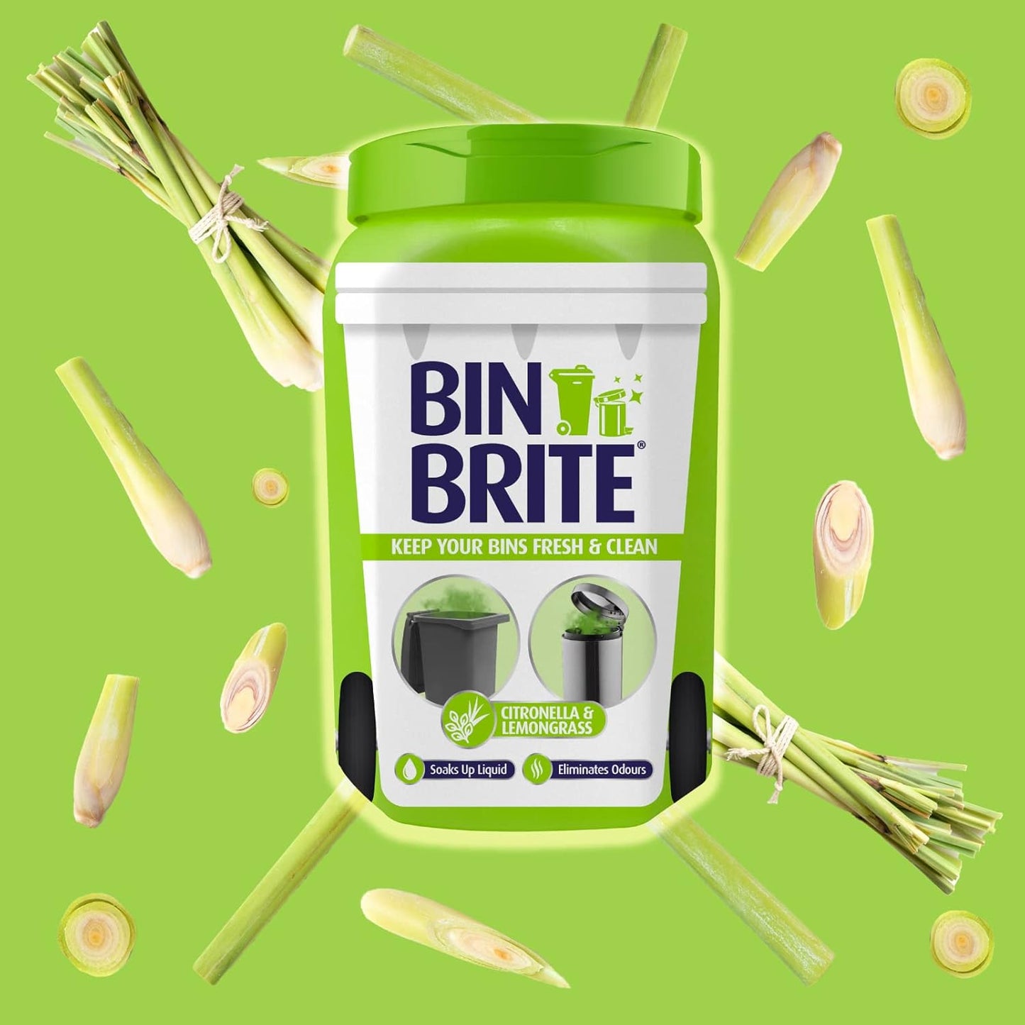 Bin Odour Neutraliser Citronella & lemongrass 500g x 12