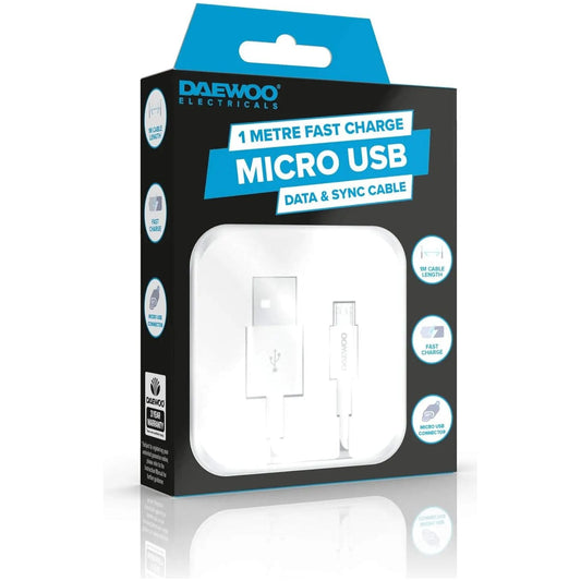 1 Meter Fast Charge Micro USB Data And Sync Cable - Box of 6