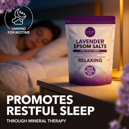 Elysium Spa Lavender Epsom Salts 450g x 12