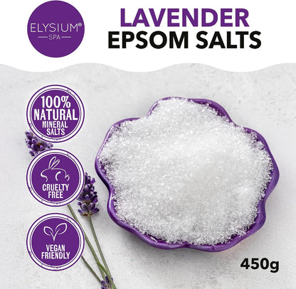 Elysium Spa Lavender Epsom Salts 450g x 12