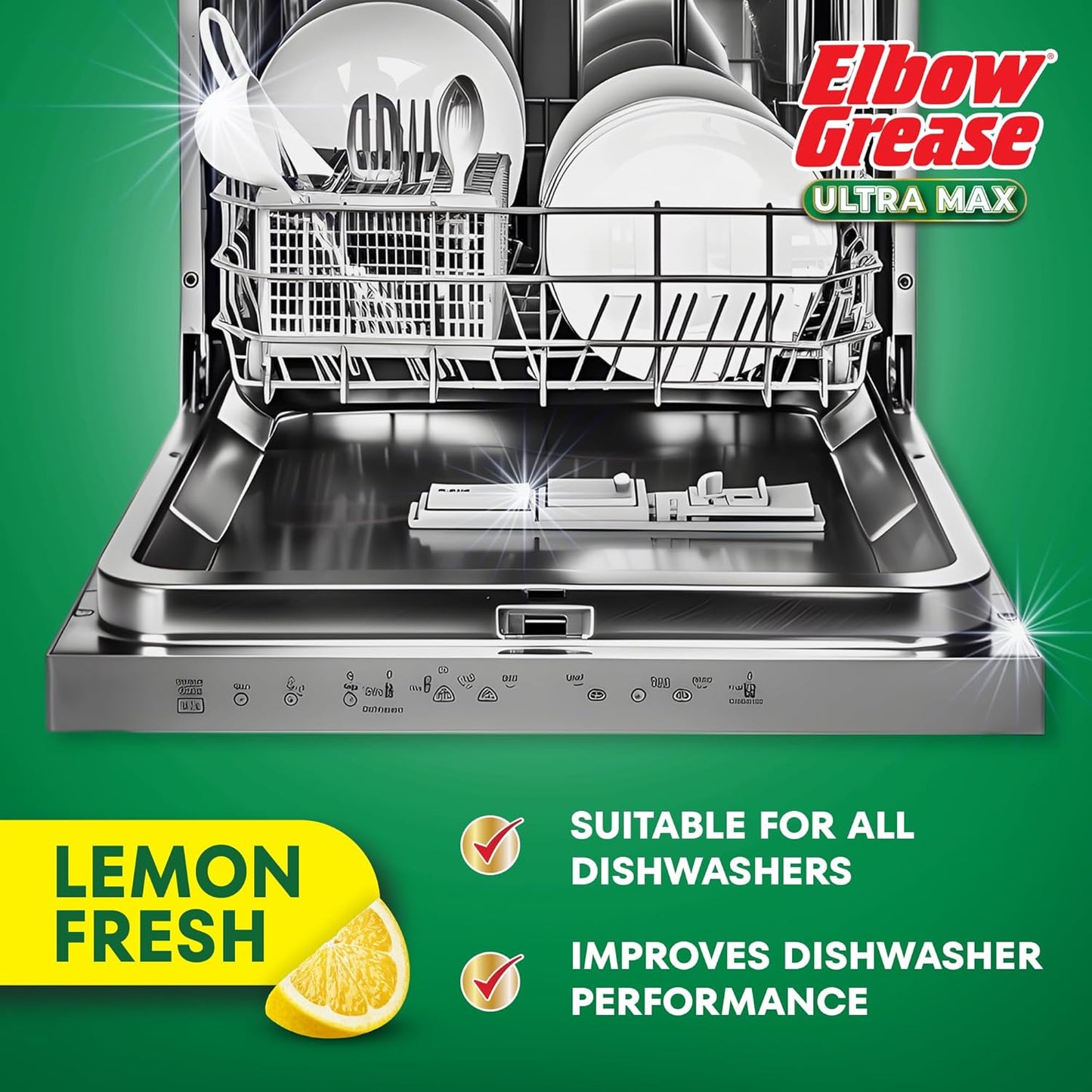 Elbow Grease Ultra Max Dishwasher Cleaner 250ml x 6