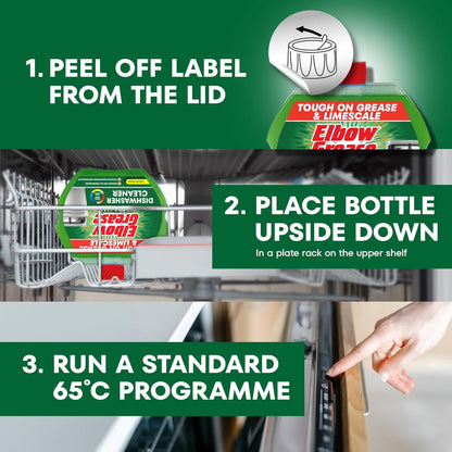 Elbow Grease Ultra Max Dishwasher Cleaner 250ml x 6